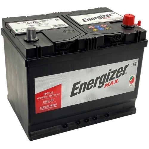 Energizer – 80D26L Left Terminal 12V JIS 70AH Car Battery